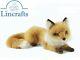 Hansa Lying Fox Cub 6990 Plush Soft Toy Sold By Lincrafts Established 1993