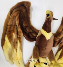 Hansa Plush Fire Bird Phoenix 5106 15 Retired Stuffed Animal Hand Crafted Rare