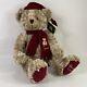 Harrods Christmas Bear Plush Knightsbridge 1999 Toy Stuffed Animal 13 Dated Tag