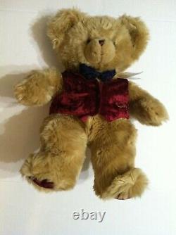 Harrods Highland Christmas Plush Plaid Brown Teddy Bear 1996 Vintage