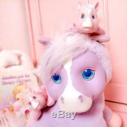 Hasbro Unicorn Pony Surprise Horse Toy Stuffed Animal Plush Lavender Pastel 1993