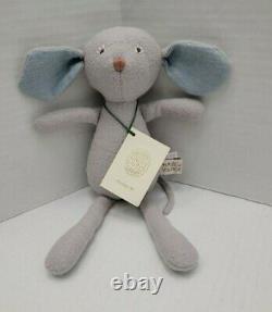 Hazel Village Brooklyn NY Plush Oliver Gray Mouse Play Accordion #2040 2012 Tag