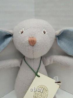 Hazel Village Brooklyn NY Plush Oliver Gray Mouse Play Accordion #2040 2012 Tag