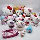 Hello Kitty Lot Of 15 Mixed Sanrio / Ty Plush Stuffed Animal Toys