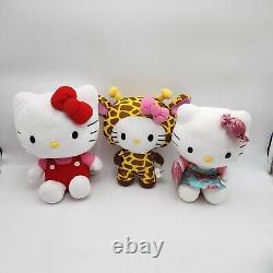 Hello Kitty Lot Of 15 Mixed Sanrio / TY Plush Stuffed Animal Toys