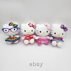 Hello Kitty Lot Of 15 Mixed Sanrio / TY Plush Stuffed Animal Toys