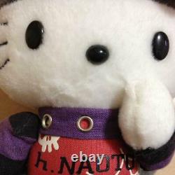 Hello Kitty h. Naoto stuffed animal Plush Doll Punk Harajuku Lolita Sanrio Used