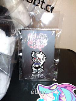 Helluva Boss PREMIUM LOONA PLUSH + preorder Pin New FREE 2 DAY SHIPPING Sold Out