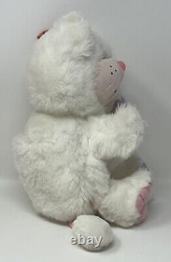 Hiding Pop Out Pouch Fold Plush Stuffed Animal Toy Vintage Heart Nose Unbranded