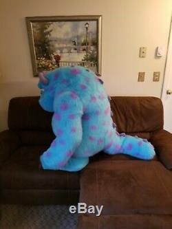 Huge 36 RARE Giant Stuffed Disney SULLEY Plush Monster's Inc