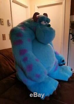 Huge 36 RARE Giant Stuffed Disney SULLEY Plush Monster's Inc