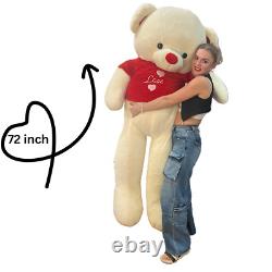 Huge 6ft Teddy Bear Valentine's Day Gift Oversized Plush Stuffed Animal