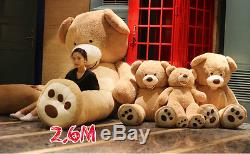 Huge Jumbo 93 Teddy Bear 8 Foot Stuffed Plush Animal hugfun Toy Gigantic Large