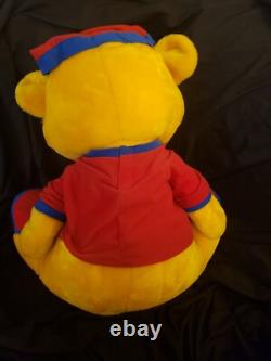 Huge Rare vintage Winnie The Pooh Bear Sleep Shirt Hat Stuffed Animal plush