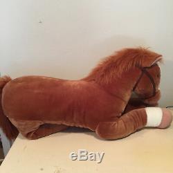 Huge Wells Fargo Pony Horse Mack Stuffed Plush Jumbo Large Giant Ride On Toy