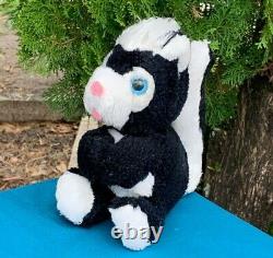 IMPOSSIBLE TO FIND RARE Vintage 1978 Russ Saucy Skunk 6 Plush Stuffed Animal