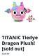 In Hand- New Titanic Tiedye Rainbow Dragon Plush Pet Simulator Psx