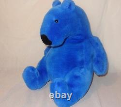 Ikea Plush Blue Polar Bear Stuffed Animal 14 Soft Teddy Toy