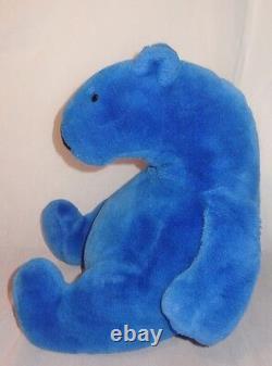 Ikea Plush Blue Polar Bear Stuffed Animal 14 Soft Teddy Toy