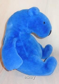 Ikea Plush Blue Polar Bear Stuffed Animal 14 Soft Teddy Toy