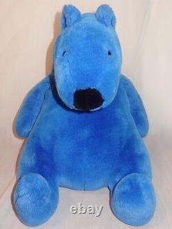 Ikea Plush Blue Polar Bear Stuffed Animal 14 Soft Teddy Toy