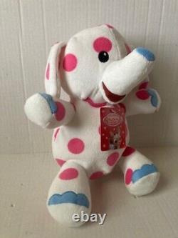 Island of Misfit Pink Spotted Elephant Plush Rudolph Soft, Cuddly, Stuffed NWT