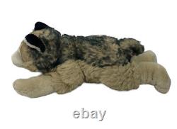 JAAG Plush Timber Wolf Realistic Stuffed Animal 20 w Tail Dog Coyote HTF