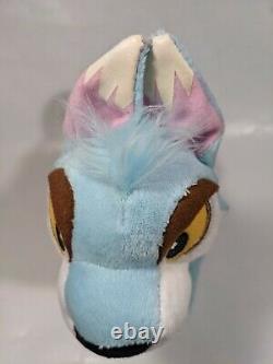 JAKKS Pacific NEOPETS Series 3 Jumbo STRIPED LUPE 15 Plush Blue/Pink 2008