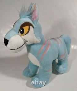 JAKKS Pacific NEOPETS Series 3 Jumbo STRIPED LUPE 15 Plush Blue/Pink 2008