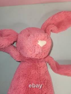 JELLYCAT 15 Bashful BUNNY Rabbit Corral Pink Plush Stuffed Animal