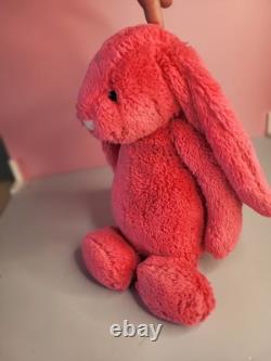 JELLYCAT 15 Bashful BUNNY Rabbit Corral Pink Plush Stuffed Animal