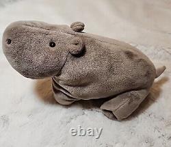 JELLYCAT Small Mellow Mallow Hippo 8 Stuffed Animal Plush RETIRED VERY RARE