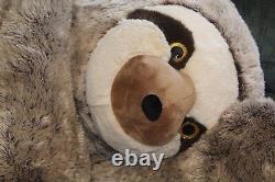 JUMBO SLOTH PLUSH 4 Feet Tall X-Large Stuffed Animal HUGE BIG GIANT XL Buddy New