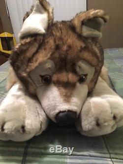 Jaag Giant Timber Wolf Plush Stuffed Animal