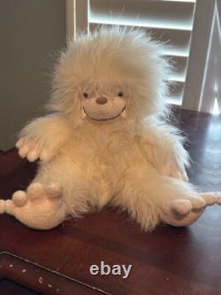 JellyCat 12 Stuffed White Abominable Snowman Plush Animal Yani Yeti RETIRED