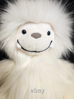 JellyCat 12 Stuffed White Abominable Snowman Plush Animal Yani Yeti RETIRED