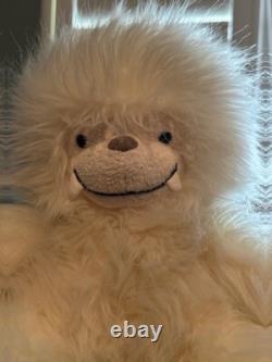 JellyCat 12 Stuffed White Abominable Snowman Plush Animal Yani Yeti RETIRED