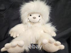 JellyCat 12 Stuffed White Abominable Snowman Plush Animal Yani Yeti RETIRED