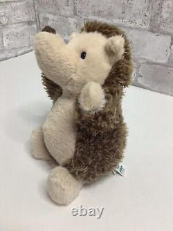 JellyCat Little Hedgehog Plush Rare Stuffed Animal Lovey HTF Retired 7