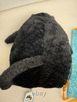 Jellycat Amore Cat Medium Black Textured Plush Kitty Stuffed Animal 11