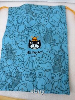 Jellycat Amore Cat Medium Black Textured Plush Kitty Stuffed Animal 11