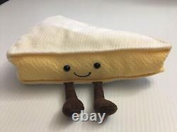 Jellycat Amuseable Brie Cheese Food Plush Toy Stuffed Animal