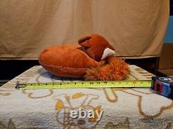 Jellycat Approx 16 Nestie Fox Stuffed Animal Plush Pillow Retired With Tag