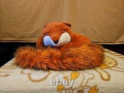 Jellycat Approx 16 Nestie Fox Stuffed Animal Plush Pillow Retired With Tag