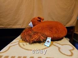 Jellycat Approx 16 Nestie Fox Stuffed Animal Plush Pillow Retired With Tag