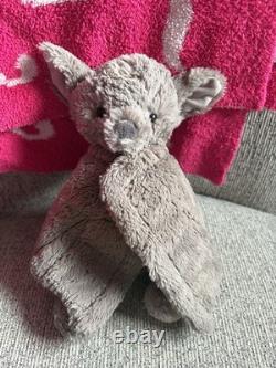 Jellycat Bashful Bat Plush Stuffed Animal Toy Good Condition