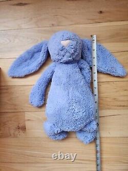 Jellycat Bashful Bluebell Bunny 14 Hard To Find Plush Stuffed Animal Soft