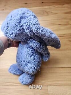 Jellycat Bashful Bluebell Bunny 14 Hard To Find Plush Stuffed Animal Soft