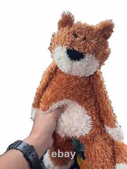 Jellycat Bashful Ginger Orange Bunglie Cat Plush Soft Stuffed Animal 11 HTF