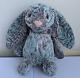 Jellycat Bashful Pistachio Bunny Plush Green Gray Stuffed Animal Rare Retired